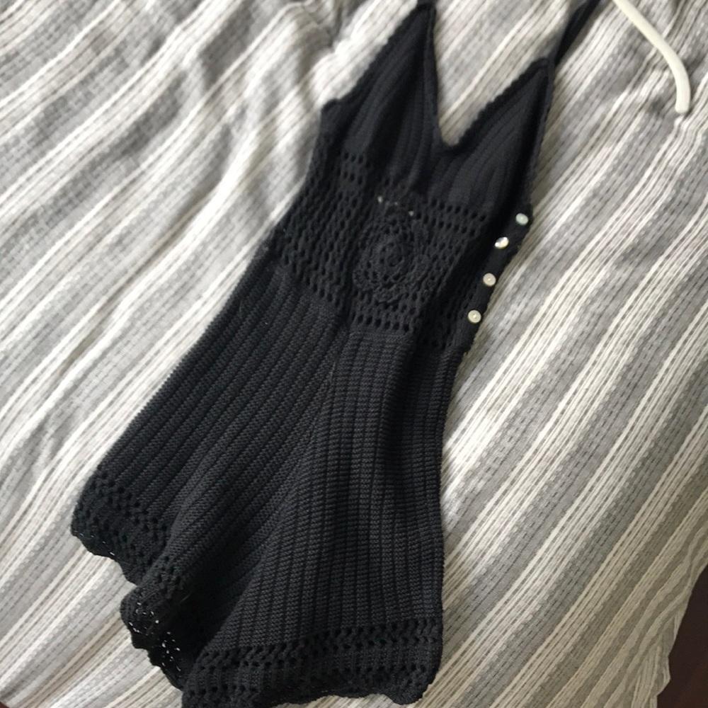knitted festival one piece romper